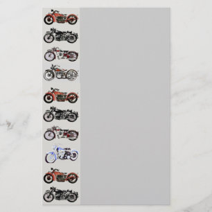VINTAGE MOTORCYCLES STATIONERY