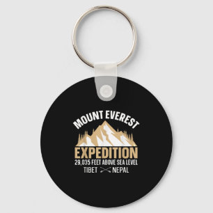 Vintage Mount Everest T Shirts Skiing Vacation Tri Key Ring