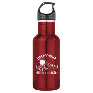Vintage Mount Shasta California Travel 532 Ml Water Bottle