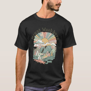 Vintage Mount Washburn Wyoming Mountains Hiking Su T-Shirt