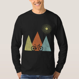 Vintage Mountain Bike MTB Bicycle Cycling Cyclist  T-Shirt