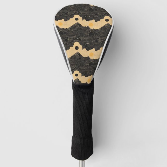 Vintage Mountain Clouds Landscape (4) Golf Head Cover (Front)