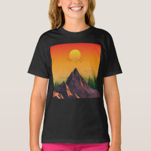 VINTAGE MOUNTAIN NATURE SUNSET T-Shirt
