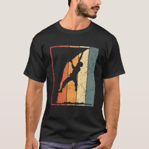 Vintage Mountaineer Climbing Climber Bouldering T-Shirt