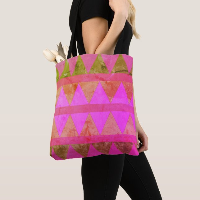 Vintage Mountains Tote Bag (Close Up)