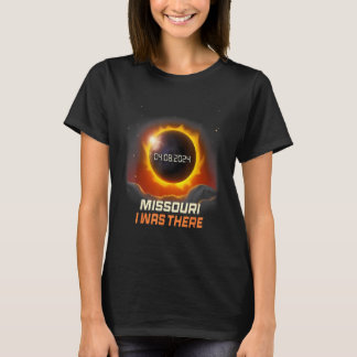 Vintage Moutains Total Solar Eclipse 2024 Missouri T-Shirt