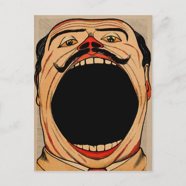 Vintage Mouth Postcard (Front)
