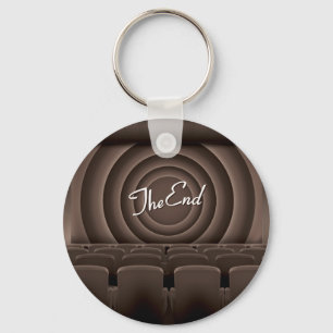 Vintage Movie Cinema Theatre Key Ring