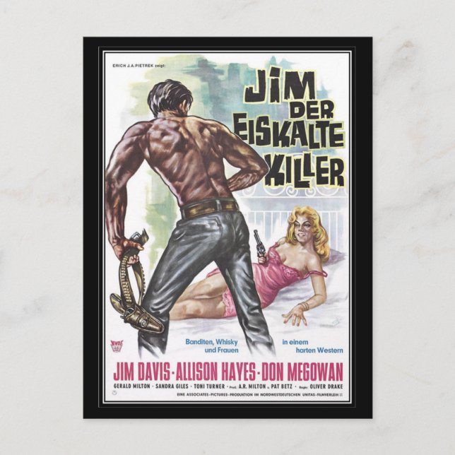 Vintage movie horror - postcard (Front)