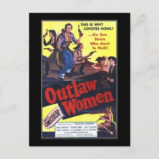 Vintage movie horror - postcard (Front)