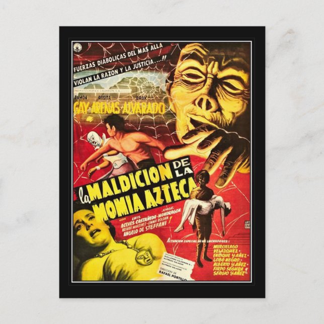 Vintage movie horror - postcard (Front)