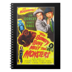 Vintage movie horror - spiral notebook