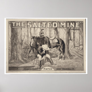 VINTAGE MOVIE POSTER ~ The Salted Mine