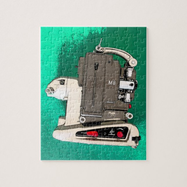 Vintage movie projector jigsaw puzzle (Vertical)
