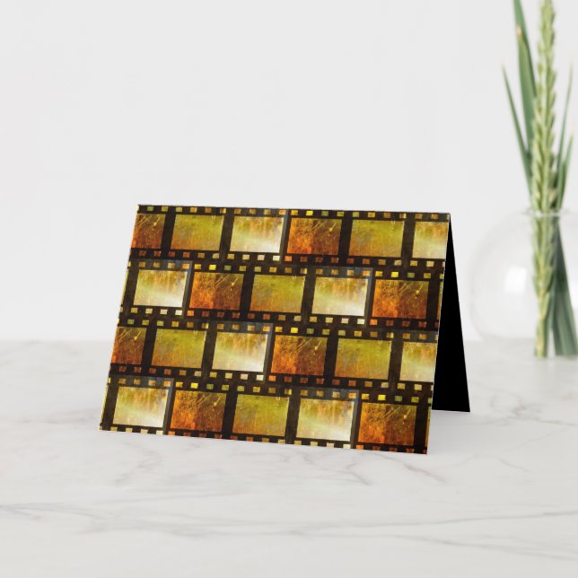 Vintage Movie reel film funny romantic card (Front)