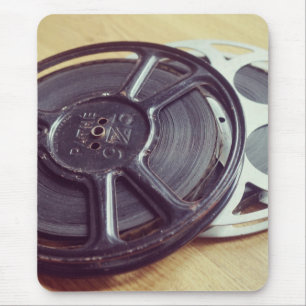 Vintage Movie reel film Mouse Pad