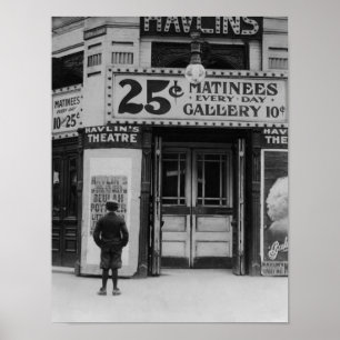 Vintage Movie Theatre Marquee - St. Louis - 1910 Poster
