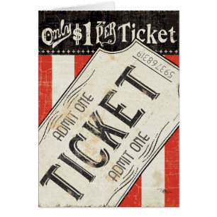 Vintage Movie Ticket