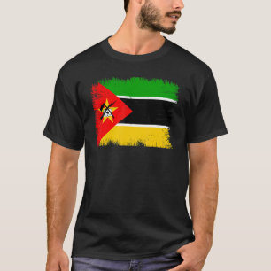 Vintage Mozambique Flag Mozambican Independence Da T-Shirt