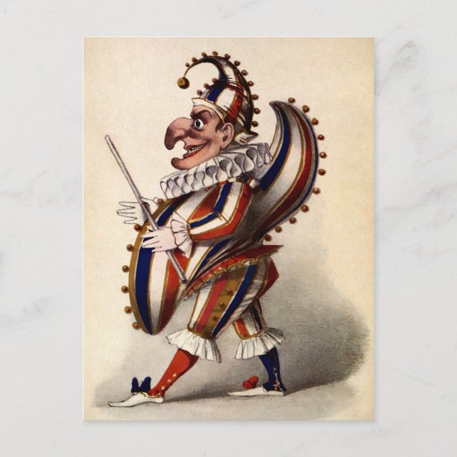 Vintage Mr Punch Postcard (Front)