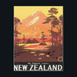 Vintage Mt.Taranaki Mt.Egmont New Zealand Postcard<br><div class="desc">Mt.Taranaki Mt.Egmont New Zealand Vintage Travel Vintage nostalgic colourful illustrations of old-time elegant hotels and luxurious resorts from around the world. Our collection of artwork visits tourists destinations from Old time travel posters and luggage labels present lush landscapes, soaring city and exotic scenery of worldwide tourist spots Asia and Africa....</div>