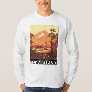 Vintage Mt.Taranaki Mt.Egmont New Zealand T-Shirt