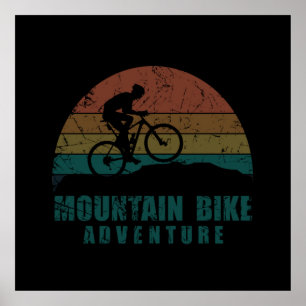 Vintage MTB Adventure - Mountain Biking Poster