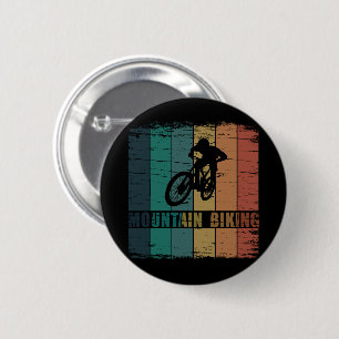 Vintage Mtb Downhill Mountain Bike 6 Cm Round Badge