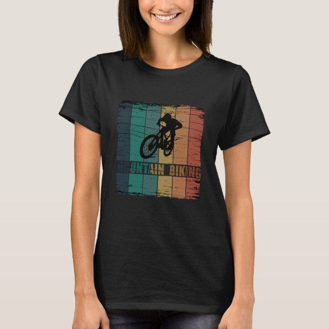 Vintage Mtb Downhill Mountain Bike T-Shirt (Front)