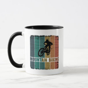 Vintage Mtb Downhill Mountain Biking Mug