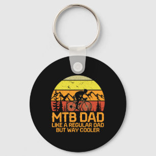 Vintage Mtb Mountain Bike Dad Cycling Biking Downh Key Ring