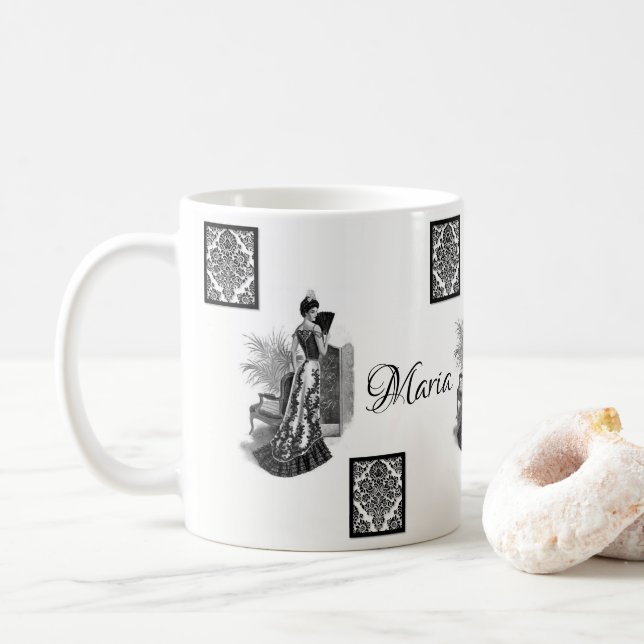 Vintage Mug (With Donut)