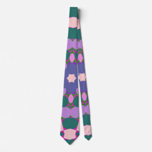 Vintage multicolor pattern tie