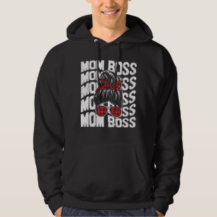 Vintage Mum Boss Ceo Wife Proud Husband Family Kid Hoodie