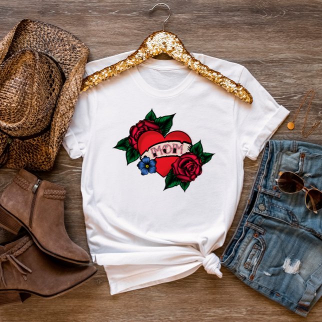 Vintage Mum Tattoo Women's T-Shirt (Creator Uploaded)