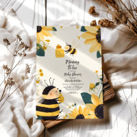 Vintage Mummy to Bee Yellow Floral Baby Shower