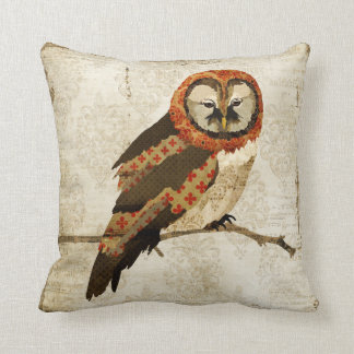 Vintage Mums Owl Mojo Pillow