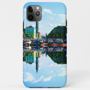 Vintage Munich ludwigstraße University church Case-Mate iPhone Case