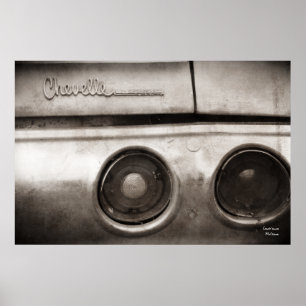 Vintage Muscle Car Poster