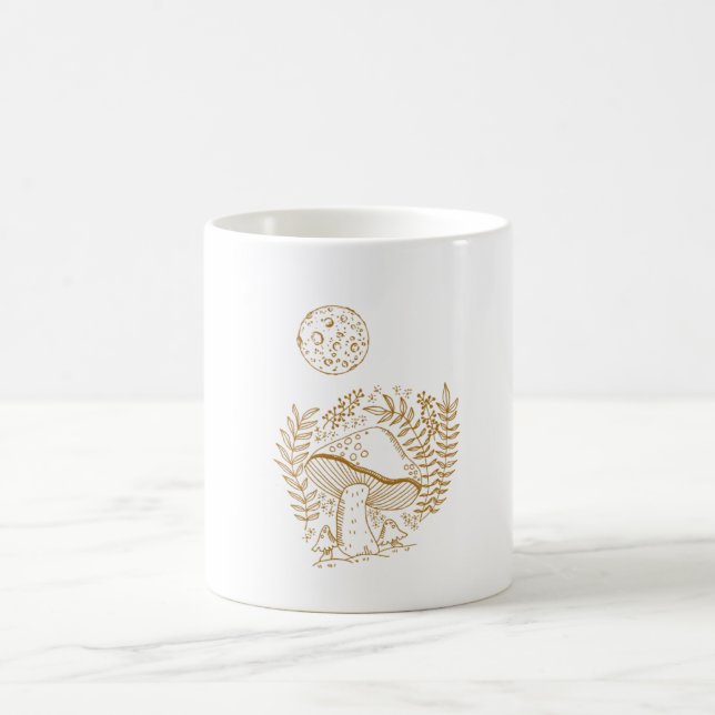 Vintage Mushroom Coffee Mug (Center)