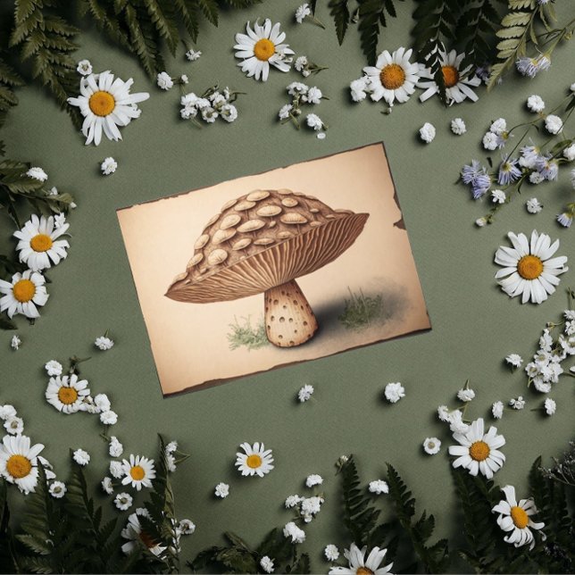 Vintage Mushroom Decoupage Paper (Creator Uploaded)