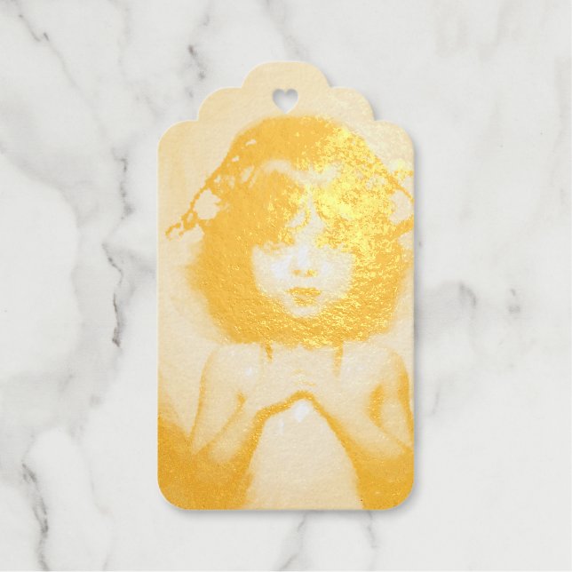 vintage mushroom fairy lilly  gift tags (Front)