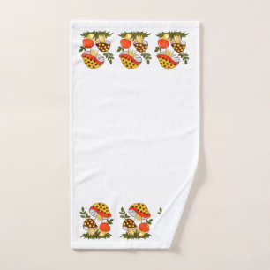 Vintage Mushroom Hand Towel