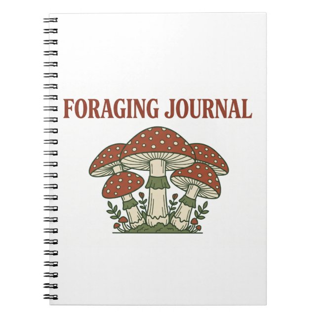 Vintage Mushroom Journal  (Front)