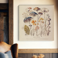 Vintage Mushroom Naturalist