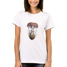 Vintage Mushroom  Print Fly Amanita