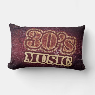 Vintage Music 30's Lumbar Cushion