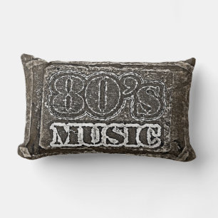 Vintage Music 80's Lumbar Cushion