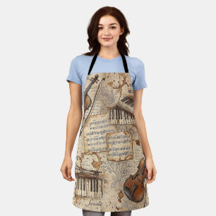 Vintage Music Apron