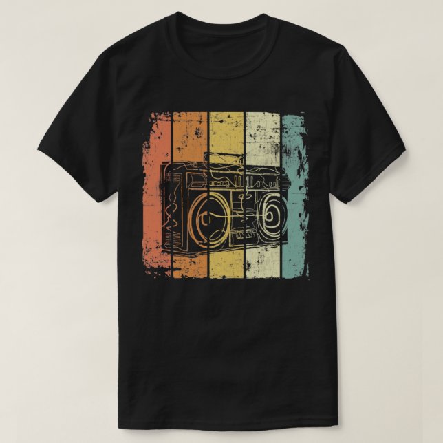 Vintage Music Box Radio  T-Shirt (Design Front)